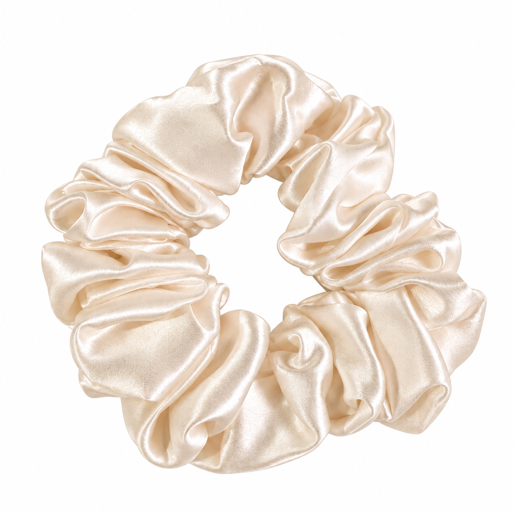 LuviaSleep Silk Scrunchie — 22 Momme 100% Mulberry Silk